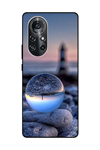 Covernex غطاء حماية لهاتف هواوي نوفا 8 برو 5G، تصوير رائع للطبيعة في زجاج دائري