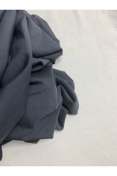 Yiğit Kumaş Flowing Flexible Suit Polyester Combed Fabric, Piece 80X150 cm Smoked Color