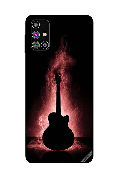 Covernex غطاء حماية لهاتف سامسونج جالاكسي M31s بتصميم انعكاس جيتار في الظلام