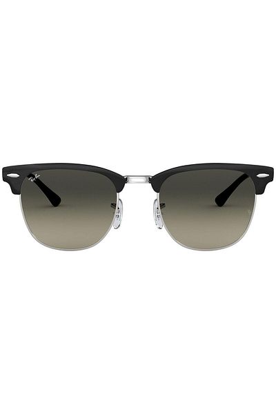 Ray-Ban Ray‑Ban RB3716 900471 – Unisex Clubmaster Metal, Black on Silver / Grey Gradient, 51 mm