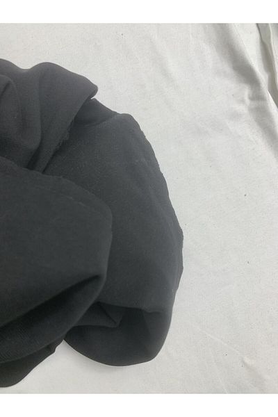 Yiğit Kumaş Ribana Fabric, Piece 105X200 cm Black Color