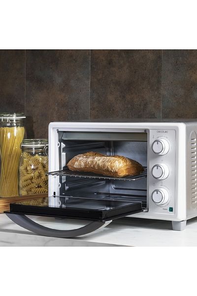 CECOTEC Mini electric oven, Cecotec Bake&Toast 2300, 23L, white