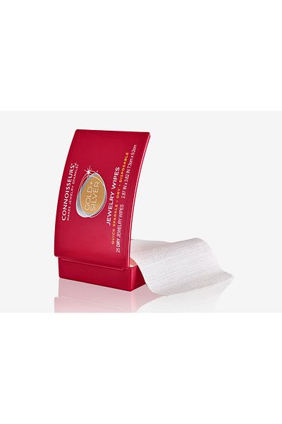 Connoisseurs Jewelry Wipes , Servetele Uscate Pentru Curatat Bijuterii Din Aur Si Argint