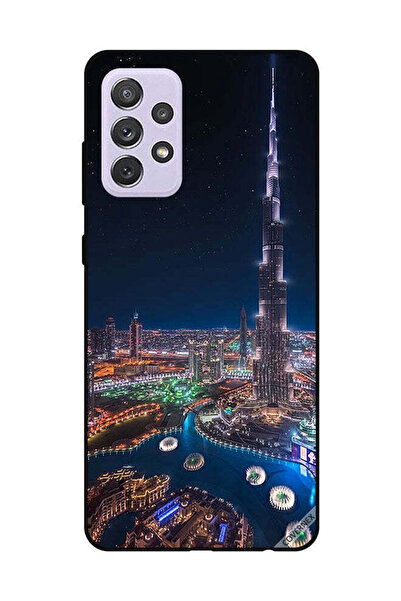 Covernex غطاء حماية لهاتف سامسونج جالاكسي A52 منظر ليلي لوسط المدينة