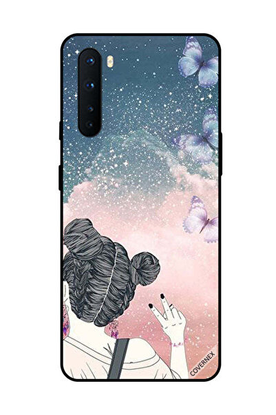 Covernex غطاء حماية لهاتف OnePlus Nord فتاة تصنع علامة النصر