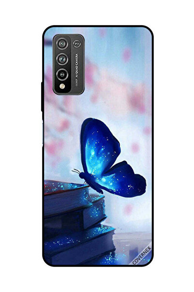 Covernex Protective Case Cover For Honor 10X Lite Dark Blue Butterfly On Books