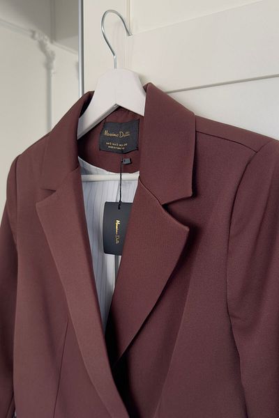 MAGARDE Jachetă blazer cu mânecă pliabilă - maro