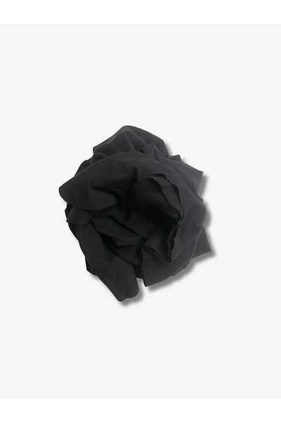 Yiğit Kumaş Flowing Flexible Suit Polyester Combed Fabric, Piece 105X140 cm Black Color