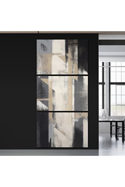 Marktna ثلاث لوحات خشبية ام دي اف بمقاس اجمالي 120x60