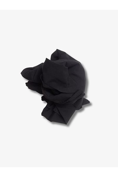 Yiğit Kumaş Flowing Flexible Suit Polyester Combed Fabric, Piece 90X150 cm Black Color