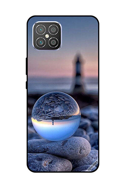 Covernex غطاء حماية لهاتف هواوي نوفا 8 إس إي، تصوير رائع للطبيعة في زجاج دائري
