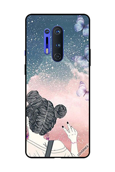 Covernex غطاء حماية لهاتف OnePlus 8 Pro فتاة تصنع علامة النصر