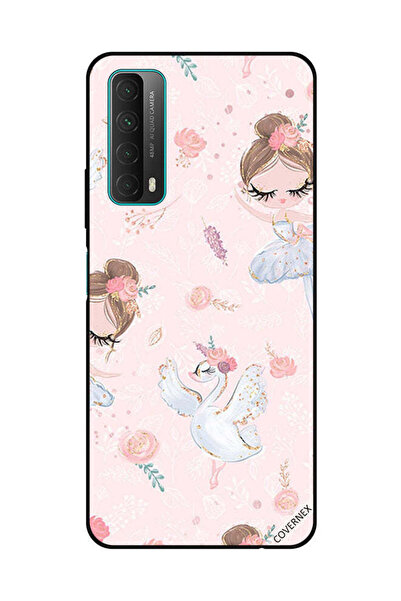 Covernex غطاء حماية لهاتف هواوي Y7A/P Smart 2021 - فتاة وزهور