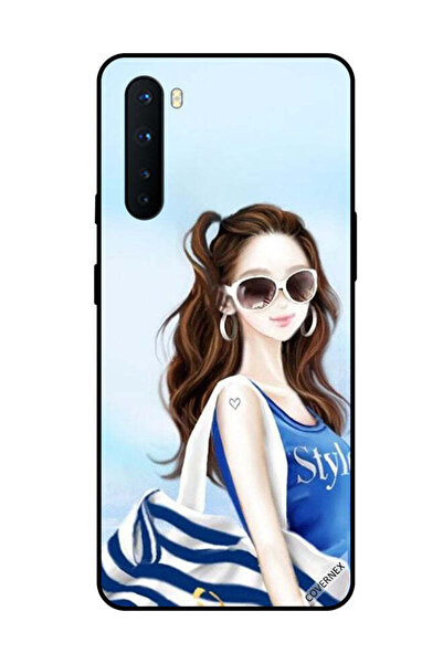 Covernex غطاء حماية لهاتف OnePlus Nord - نمط قميص أزرق