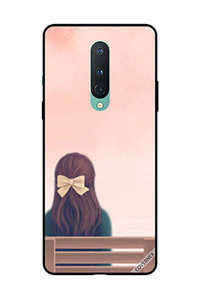 Covernex غطاء حماية لهاتف OnePlus 8 - فتاة جميلة على مقعد