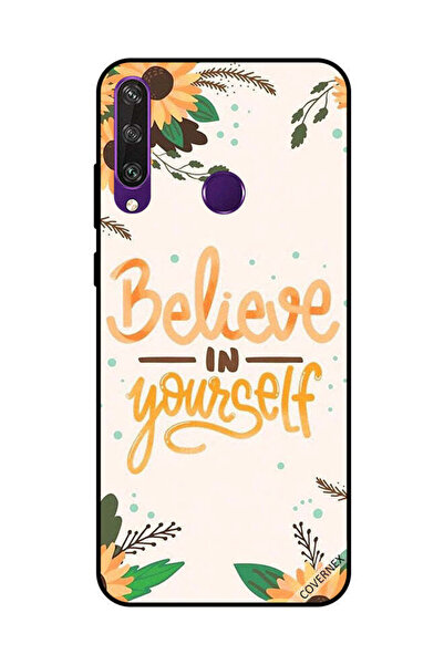 Covernex غطاء حماية لهاتف هواوي Y6P - ثق بنفسك - زهور الشمس