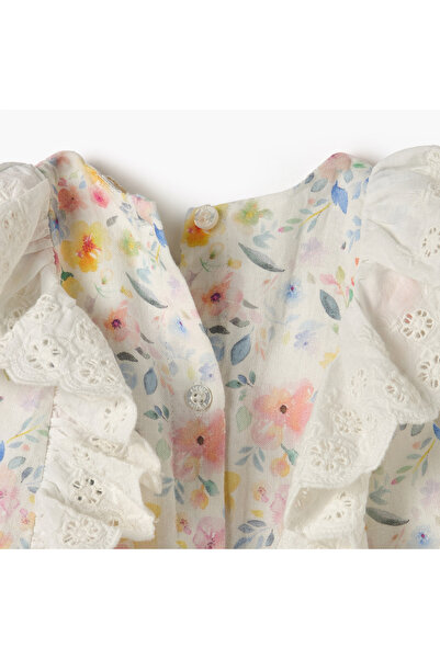 giggles All-Over Floral Print Sleeveless Top