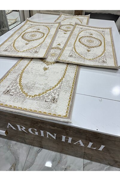 ARGIN Yatak Odası Halısı Üçlü Set Gold Vizon ARGIN HALI