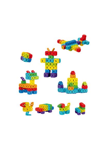 Bufnitel Set de construcție, Bufnitel, Micuțul matematician, 100 piese