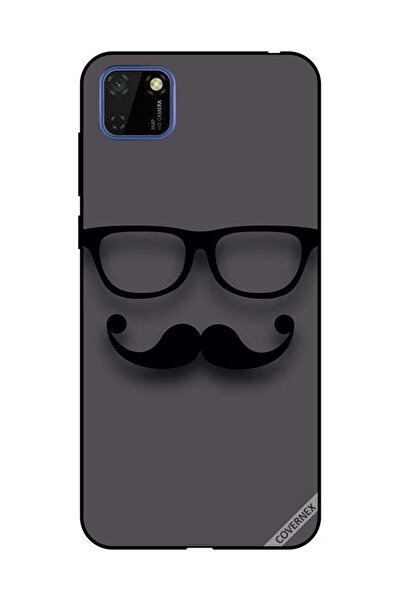 Covernex غطاء حماية لهاتف هواوي Y5P - أسود زجاجي وشارب