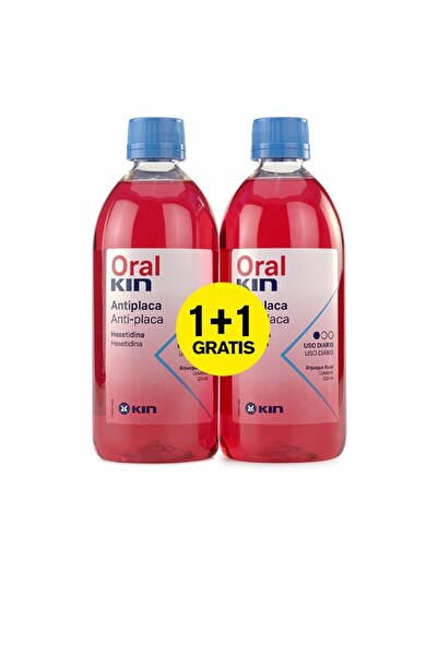 KIN Apă de gură, Kin Oralkin, Anti-placă, 2 x 500 ml