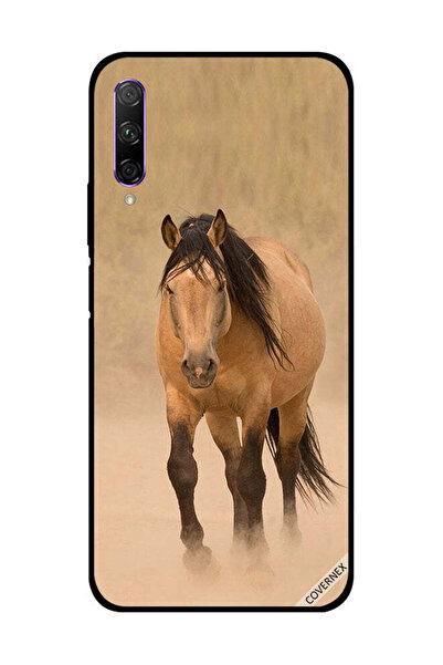 Covernex غطاء حماية لهاتف Honor 9X Pro سباق الخيل البني