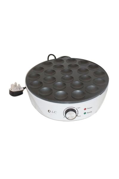 DLC Electric Mini Pancake Maker – Compact Breakfast Appliance (White