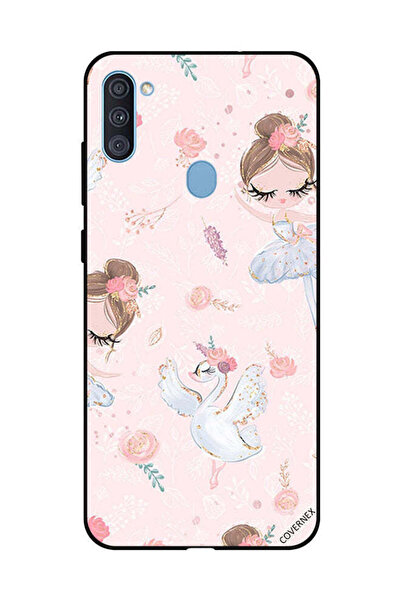 Covernex غطاء حماية لهاتف سامسونج جالاكسي A11 - فتاة وزهور