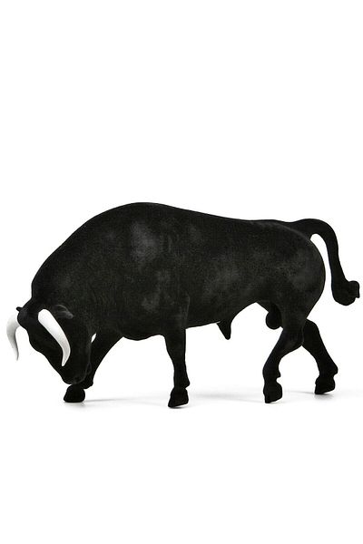 Luxana Plush toy Bull, model 24824, 35 cm, multicolor