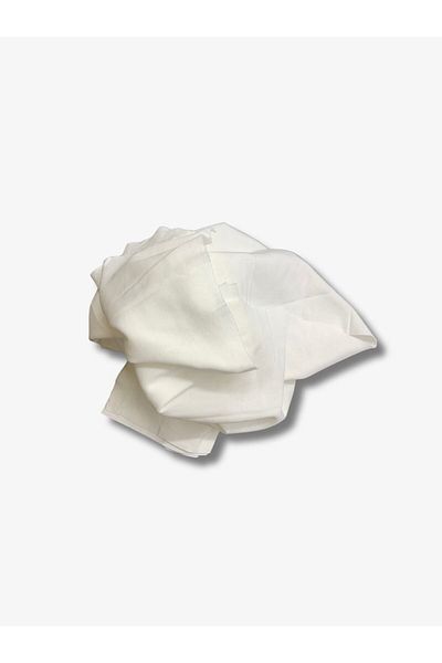 Yiğit Kumaş Ecru Baby Ribana Combed Cotton Fabric, Piece 85X180 cm