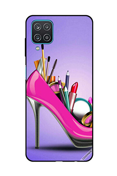 Covernex غطاء حماية لهاتف سامسونج جالاكسي A12/M12 حذاء مع مكياج