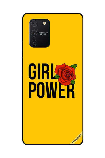 Covernex غطاء حماية لهاتف سامسونج جالاكسي S10 لايت - قوة الفتاة الصفراء