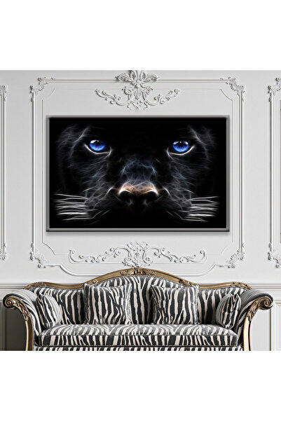4gdran Modern Canvas Painting with Hollow Brown Frame
