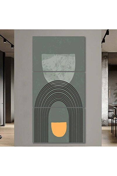 Marktna ثلاث لوحات خشبية ام دي اف بمقاس اجمالي 120x60