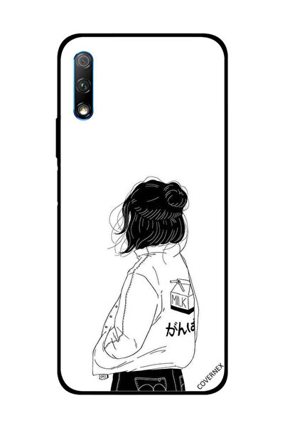 Covernex غطاء حماية لهاتف Honor 9X فتاة تفكر بعمق كبير