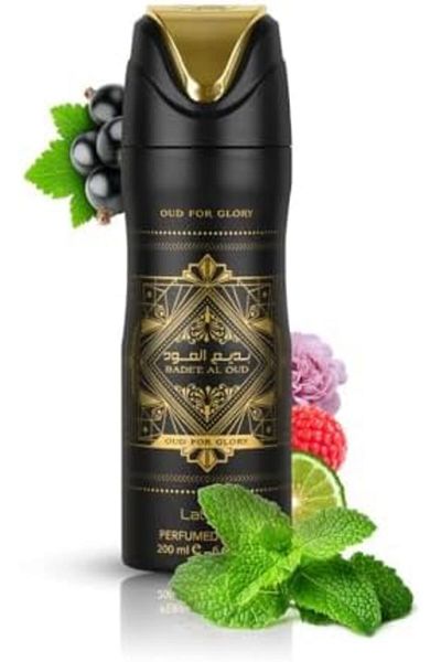 lattafa Bade'e Al Oud Oud For Glory Deodorant Spray for Everyone