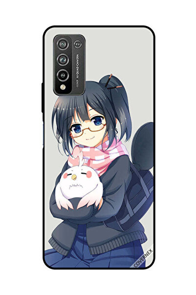 Covernex غطاء حماية لهاتف Honor 10X Lite فتاة تحمل حيوانًا أليفًا