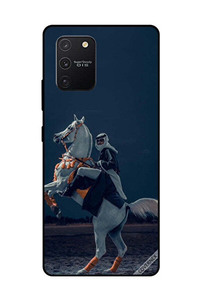 Covernex غطاء حماية لهاتف سامسونج جالاكسي S10 لايت - شاب على حصان