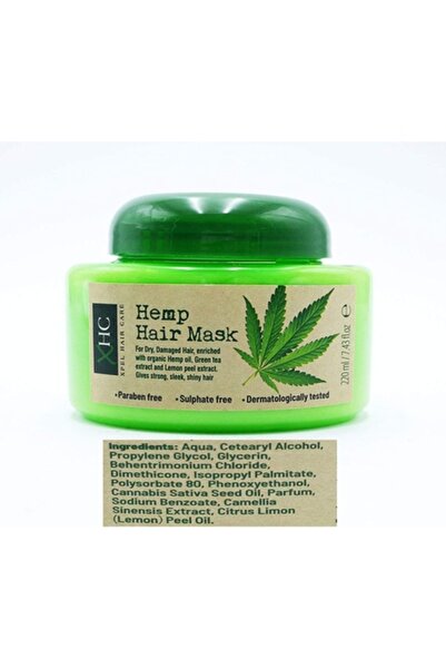 XPEL Mască de păr, Xpel, Hemp, îmbogățită cu ulei de cânepă