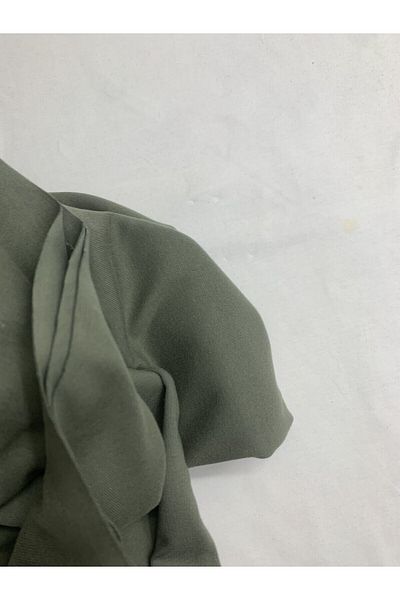 Yiğit Kumaş Green Baby Ribana Combed Cotton Fabric, Piece 115X200 cm