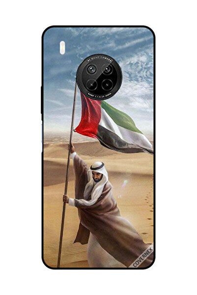 Covernex غطاء حماية لهاتف هواوي Y9A، علم الإمارات العربية المتحدة، زايد