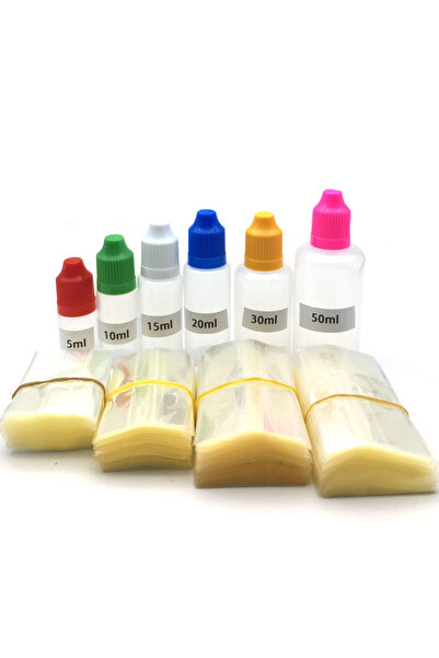 Choice4 غلاف تغليف 10 مل 200 قطعة غلاف تغليف انكماشي شفاف من مادة PVC أنبوبي ...