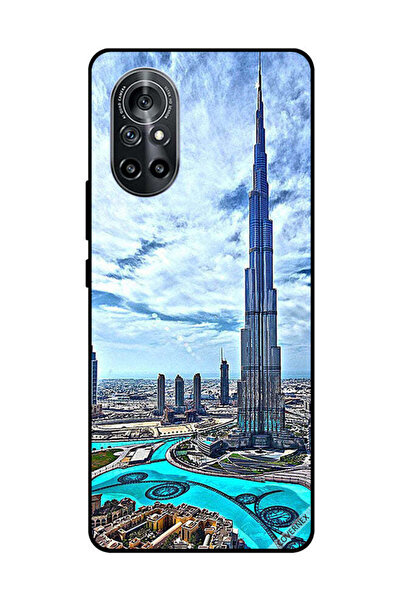 Covernex غطاء حماية لهاتف هواوي نوفا 8 5G - برج خليفة - غيوم مؤثرة