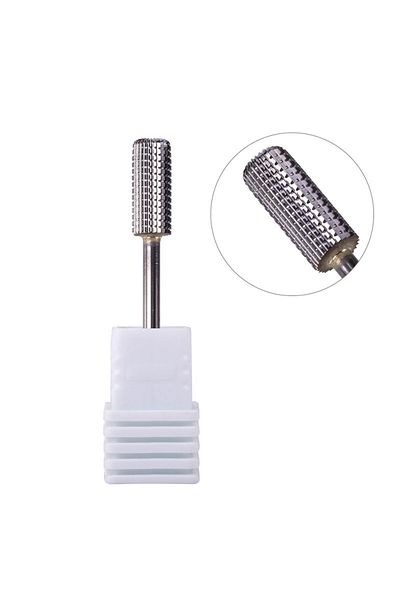 Choice 5In1 Two-way Tungsten Carbide Nail Drill Bit Barrel Cuticle Burr Bits For Manicure Electric Drill...