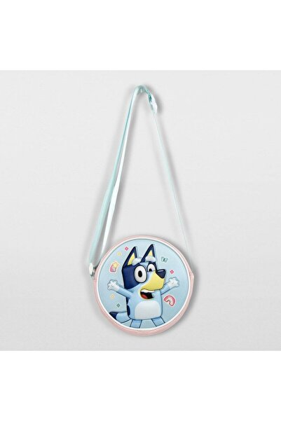 Lelo Geantă Umăr 3D Bluey, Albastră, 13 x 13 x 4 cm