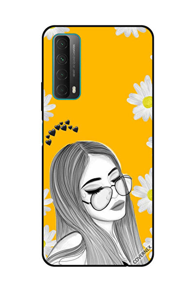 Covernex غطاء حماية لهاتف هواوي Y7A/P Smart 2021 - فتاة تحب خيالات النظارات