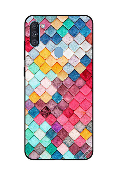 Covernex Protective Case Cover For Samsung Galaxy A11 Diamond Square Shape Pa...