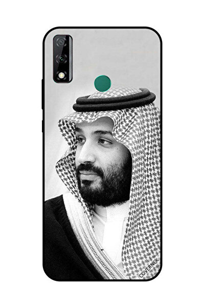 Covernex غطاء حماية لهاتف هواوي Y8S صورة محمد بن سلمان بالأبيض والأسود