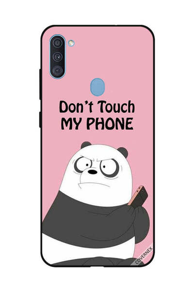 Covernex Protective Case Cover For Samsung Galaxy A11 Don't Touch My Phone Panda