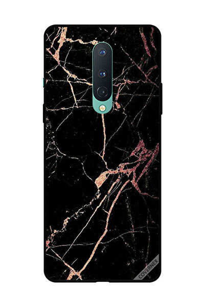 Covernex غطاء حماية لهاتف OnePlus 8 بنمط رخامي أسود